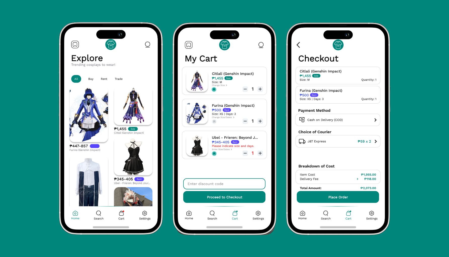 CosMarket: Buy, Sell, and Rent Cosplays