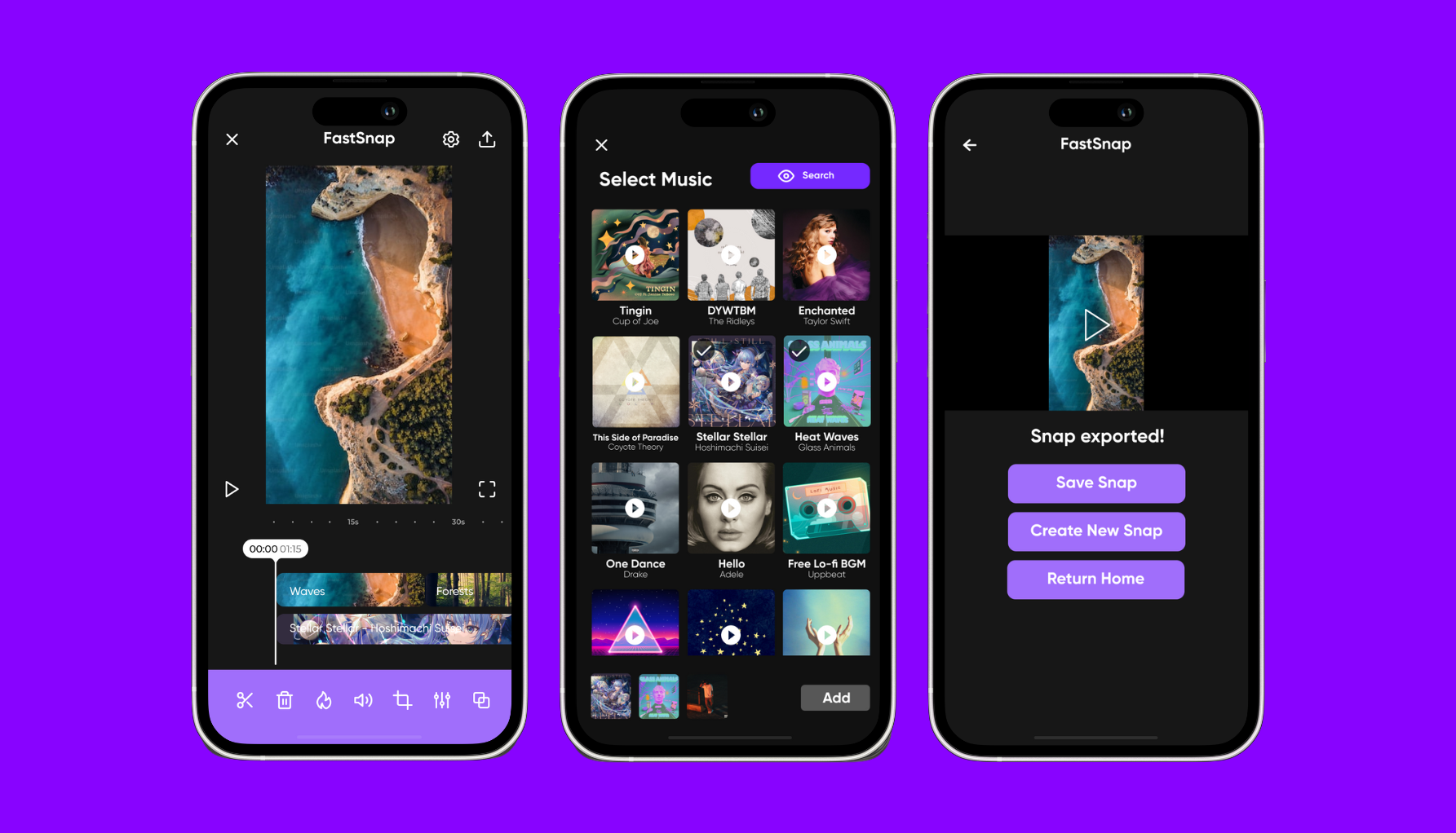 FastSnap: Quick Mobile Video Editor