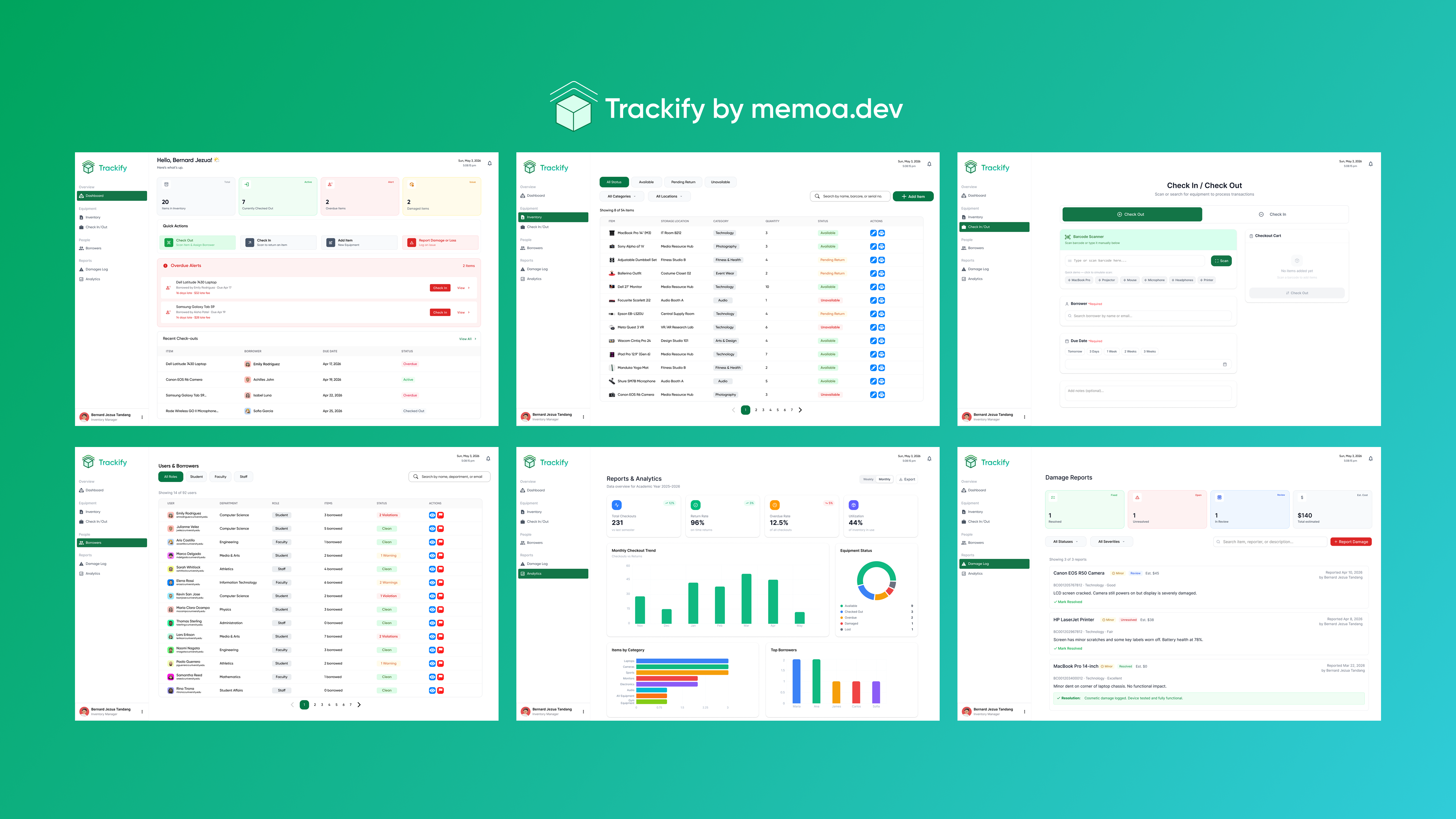 Trackify: An Inventory Management System for University Logistics