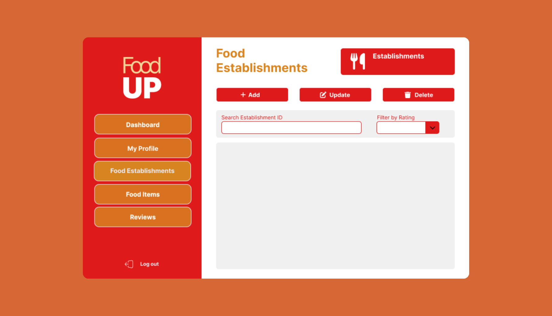 FoodUP: Food and Restaurant Review Application